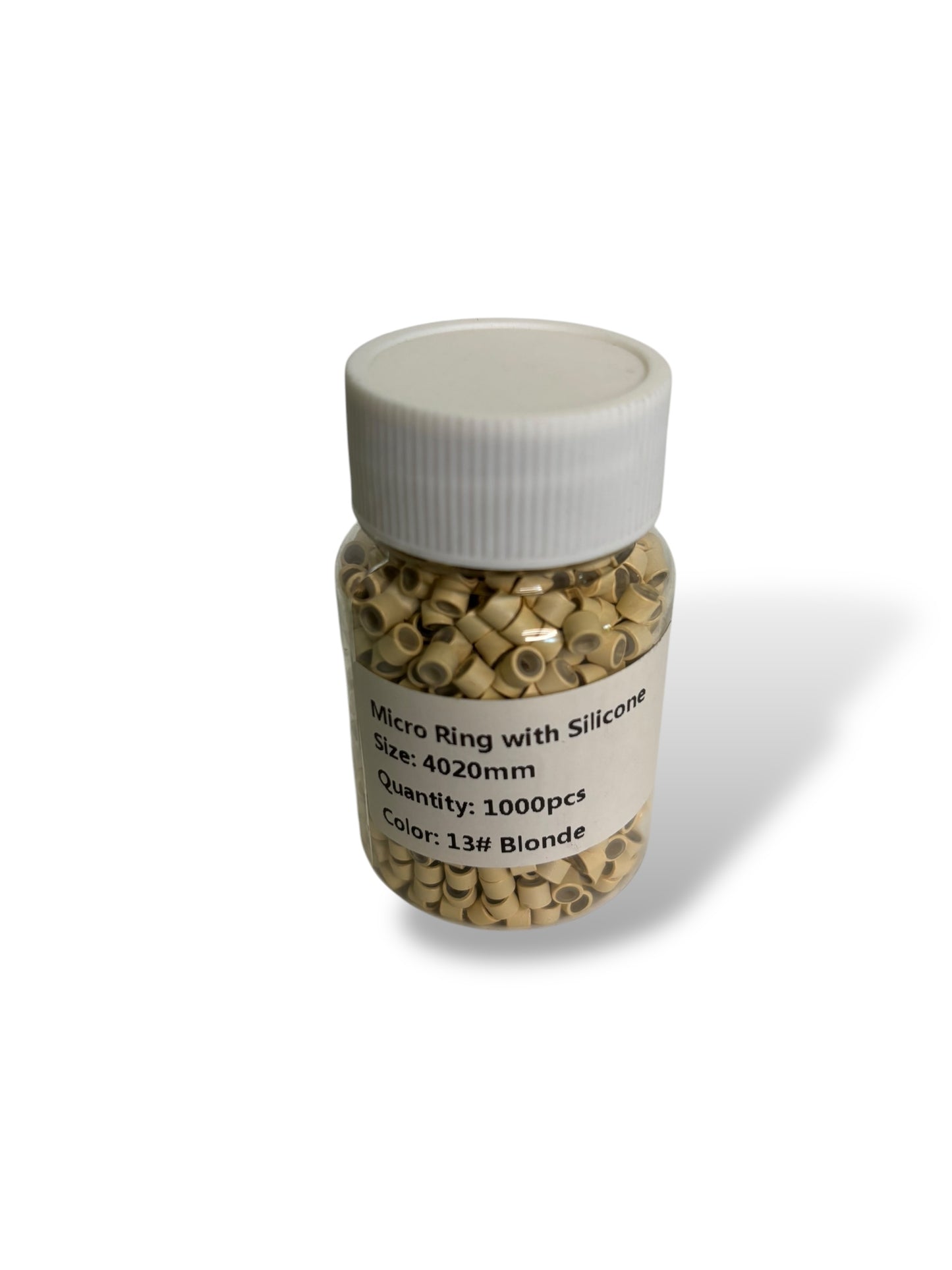 No name 4mm silicone lined micro beads