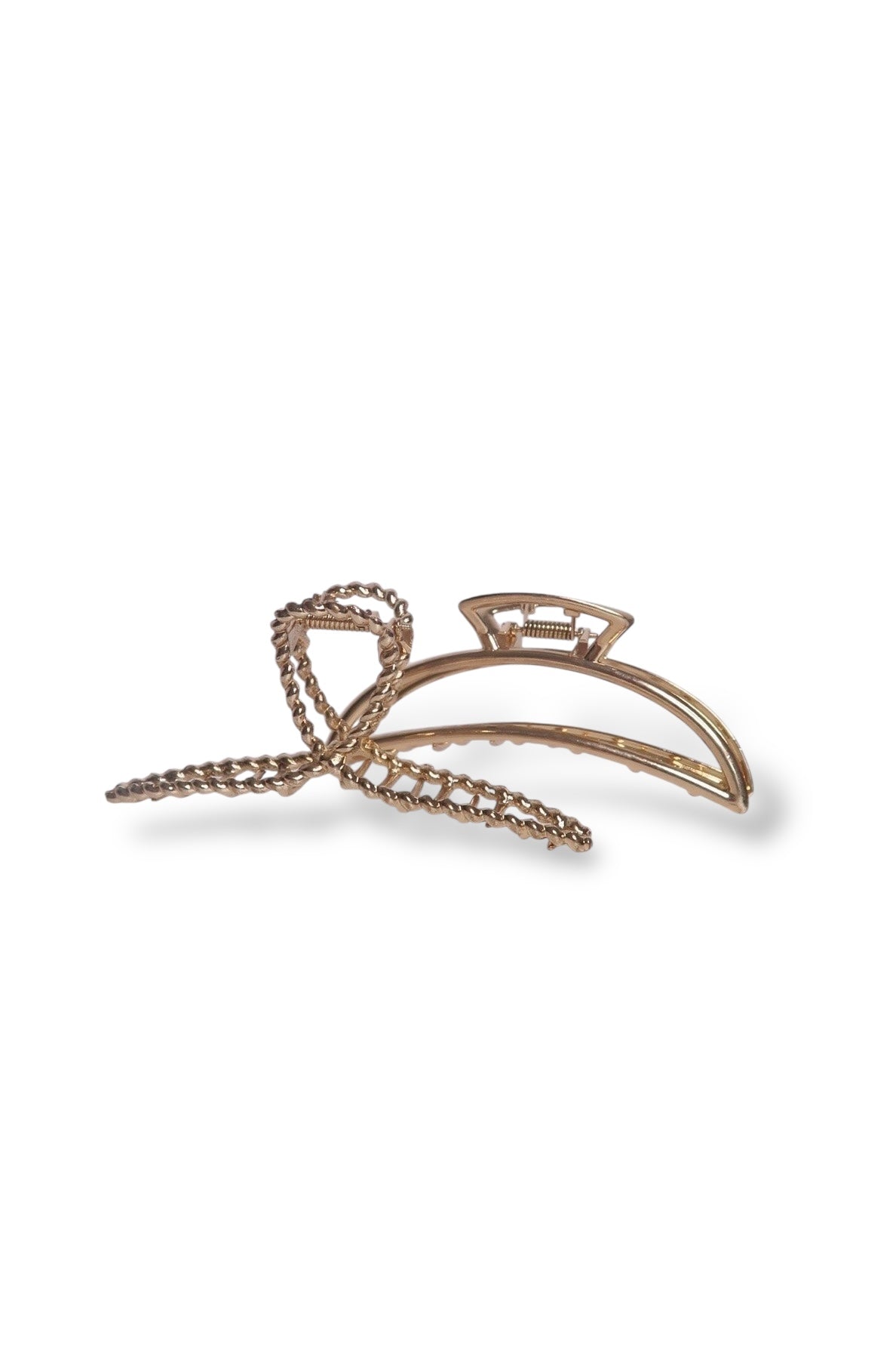 Gold metal claw clips