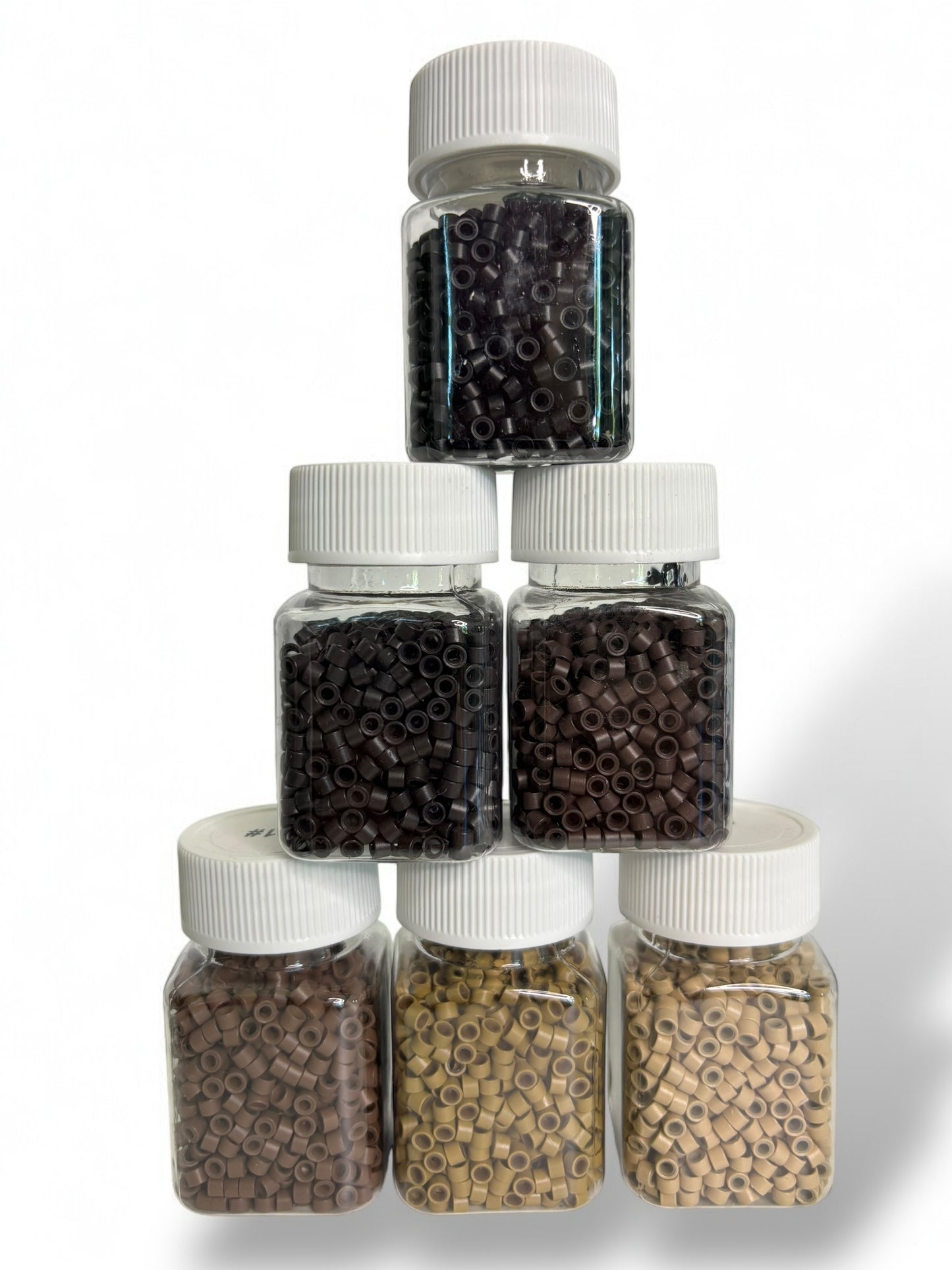 4mm SSH silicone lined aluminium micro beads