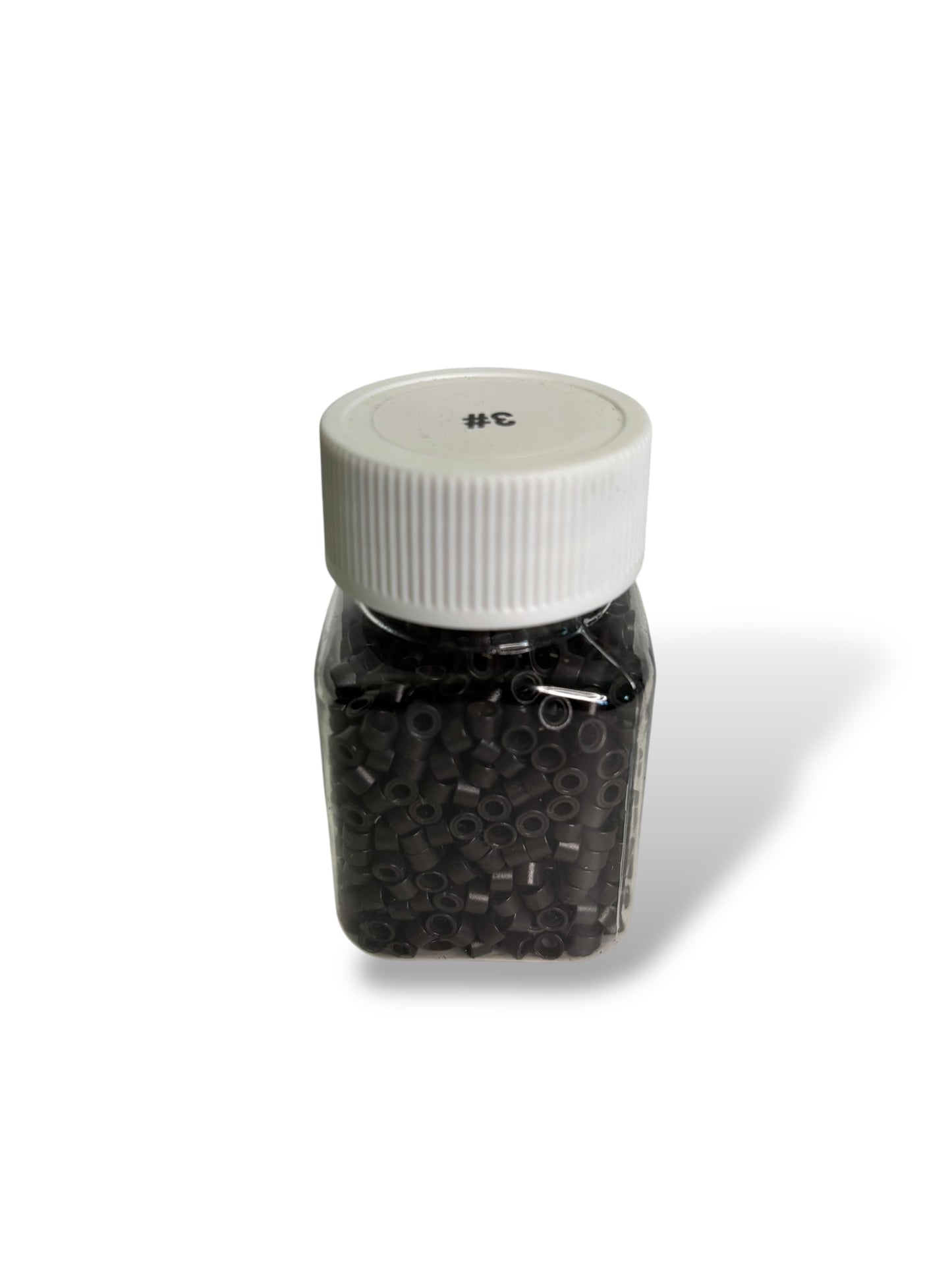 4mm SSH silicone lined aluminium micro beads