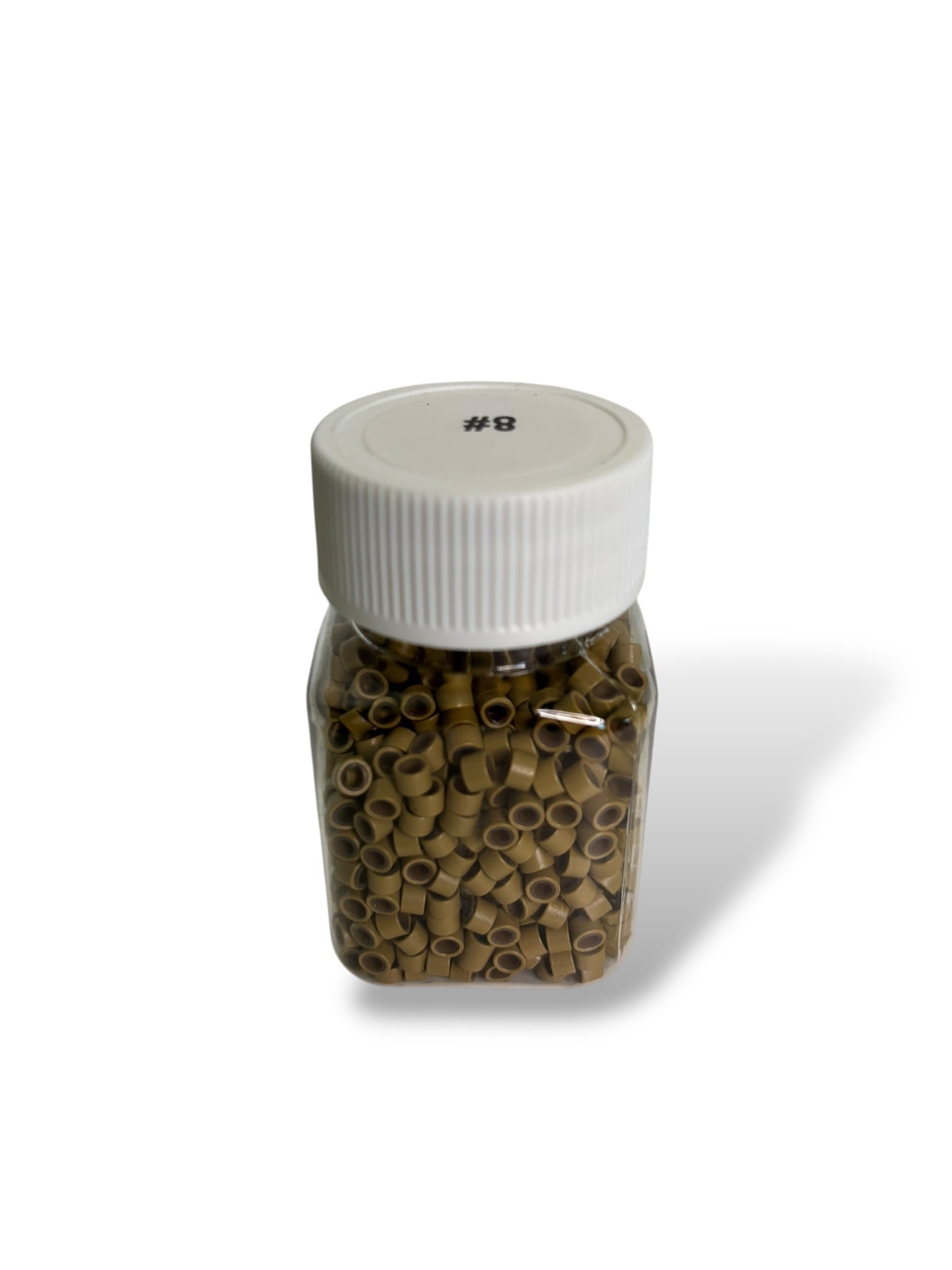 4mm SSH silicone lined aluminium micro beads