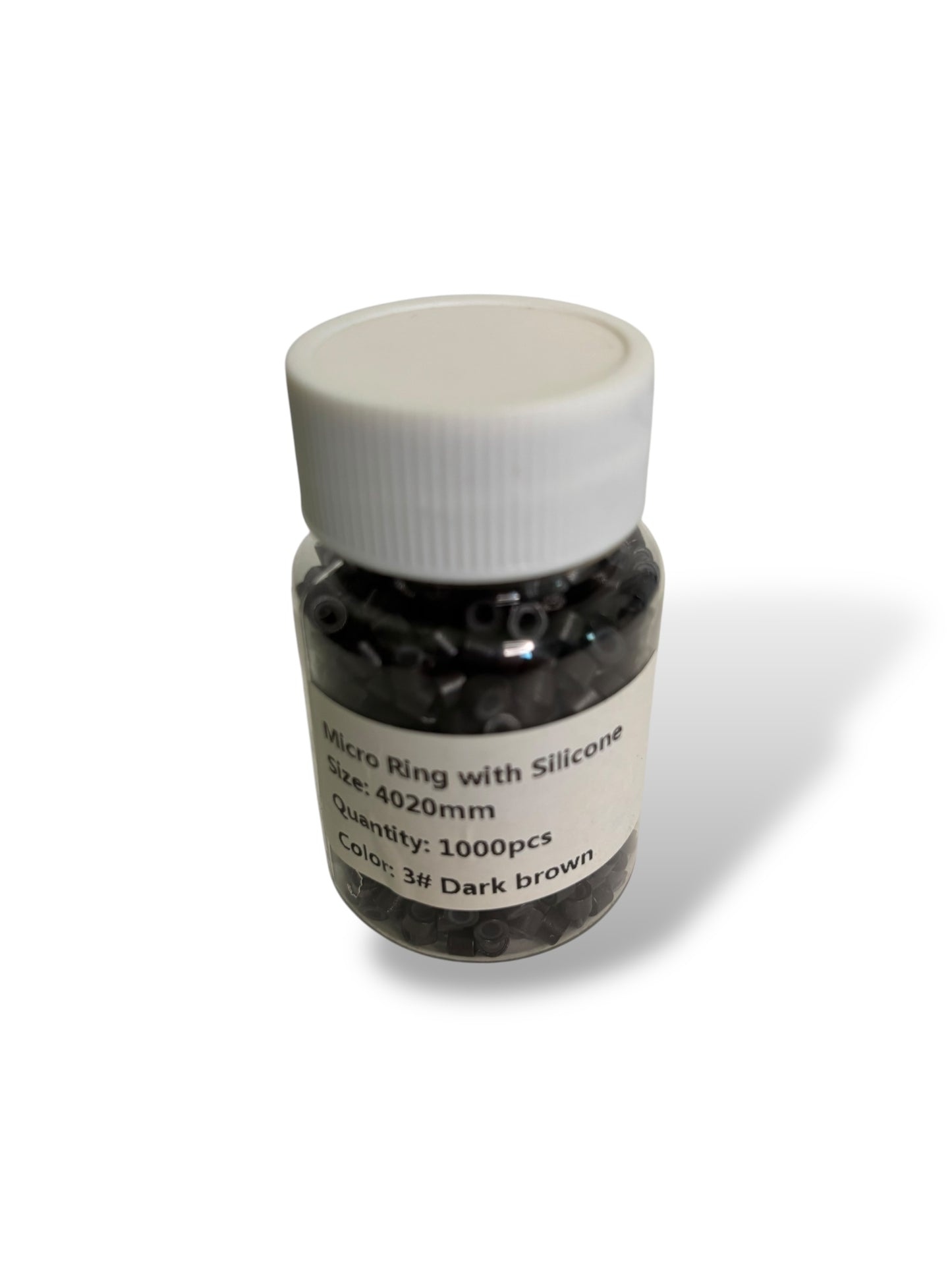 No name 4mm silicone lined micro beads