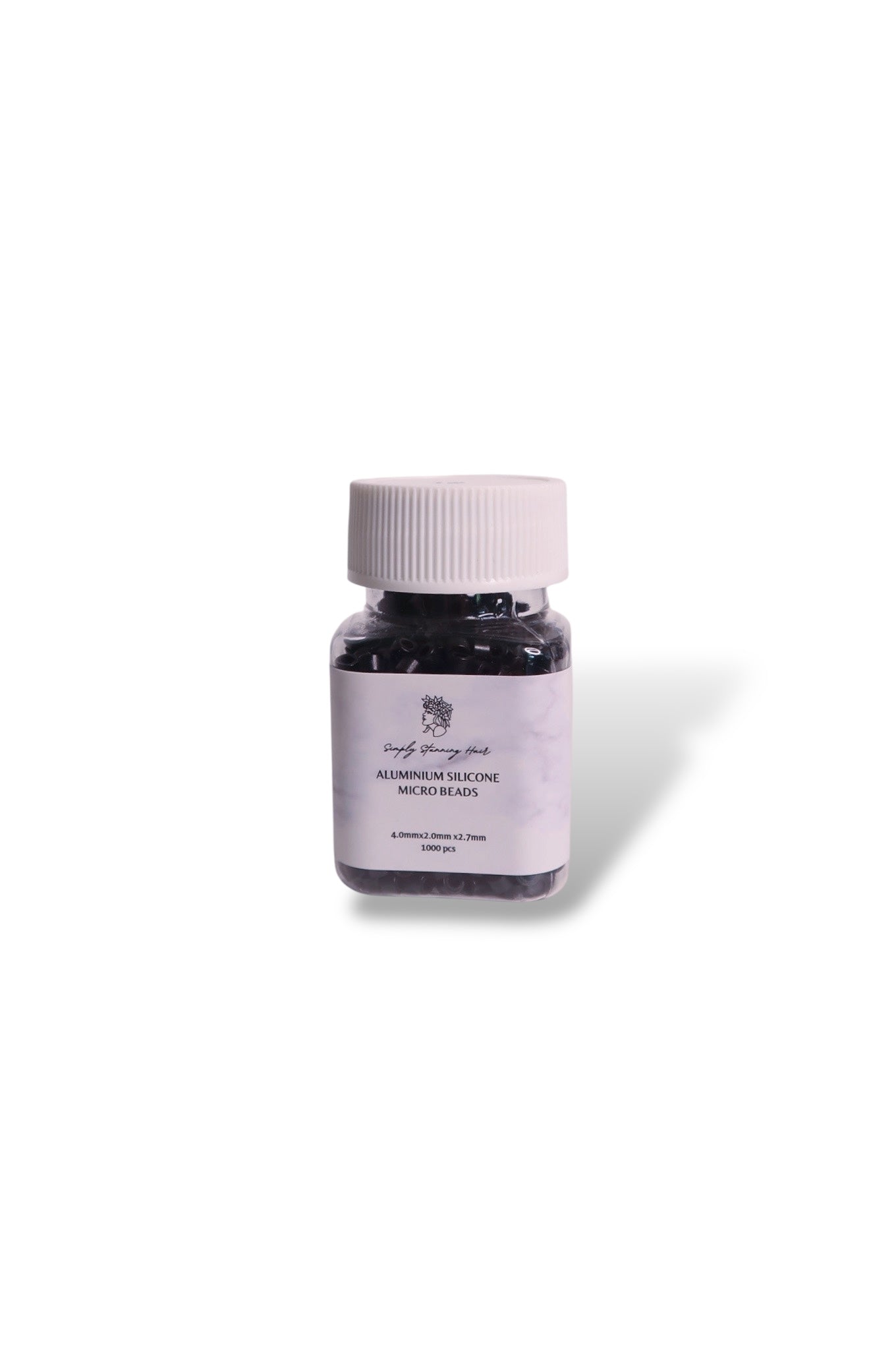 4mm SSH silicone lined aluminium micro beads